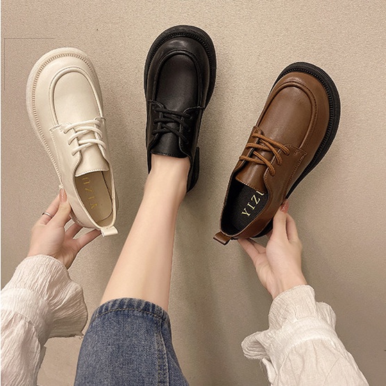 - Giày Oxford Nữ Cổ Thấp YIZ 3 phiên bản màu 2022