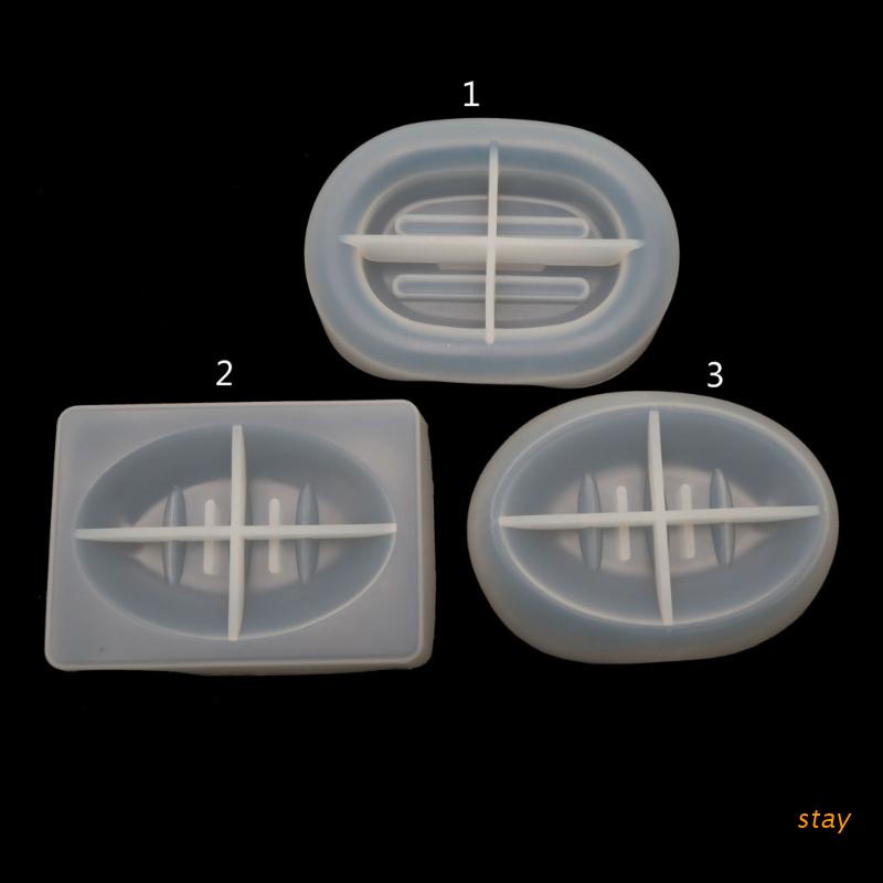 Khuôn silicone làm khay đựng xà phòng hình tròn