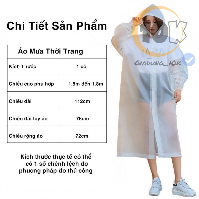 ÁO MƯA MĂNG TÔ THỜI TRANG (chất liệu đẹp) (k2)