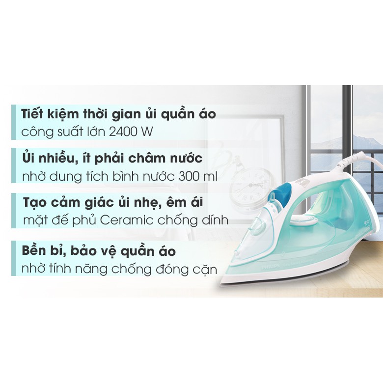 [HOT][CHÍNH HÃNG]Bàn ủi hơi nước Philips GC2670 - GIÁ TỐT NHẤT