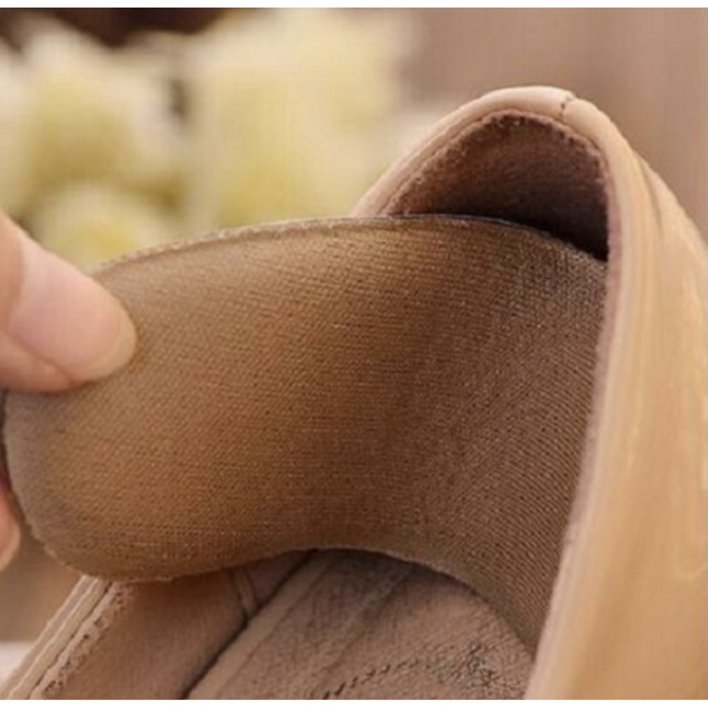 Lót giày bảo vệ gót, chống trầy chân chất liệu vải thấm hút mồ hôi – N600