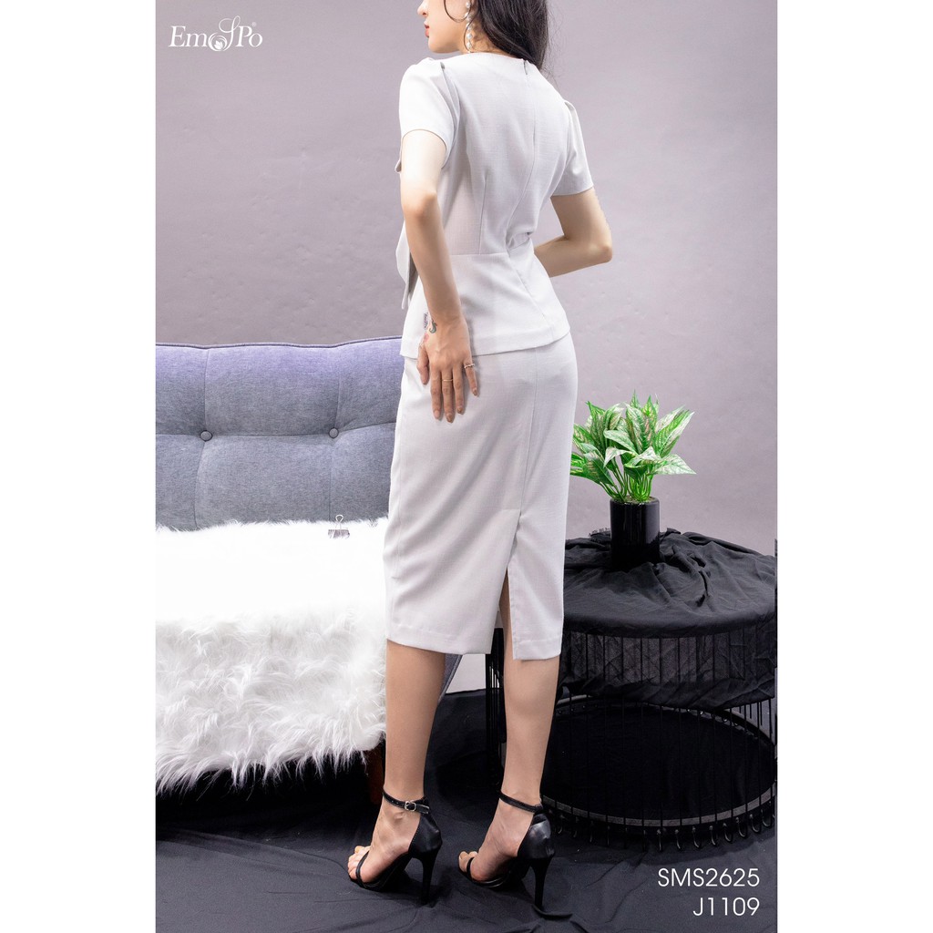 Chân váy ôm bút chì, sẻ sau Emspo J1109
