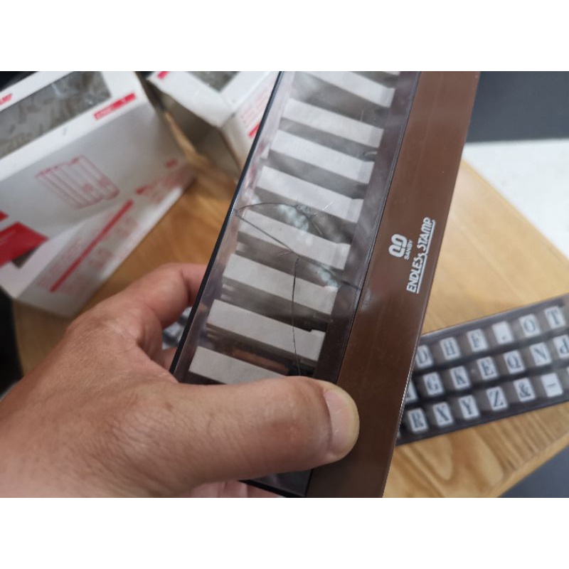 Bộ con dấu Alphabet SANBY Made in Japan