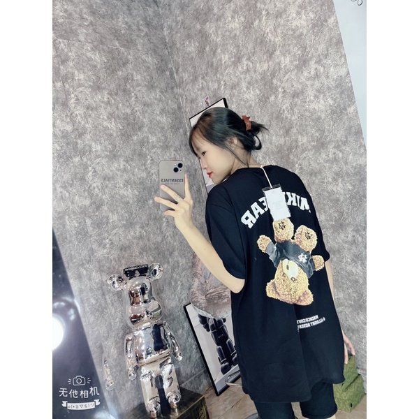 Áo thun tay lỡ Gấu MIKEBEAR mikenko SFP nam nữ giá rẻ