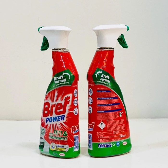Xịt tẩy đa năng Bref Power tẩy vệ sinh tẩy bếp đánh bay vết bẩn hàng Đức chính hãng