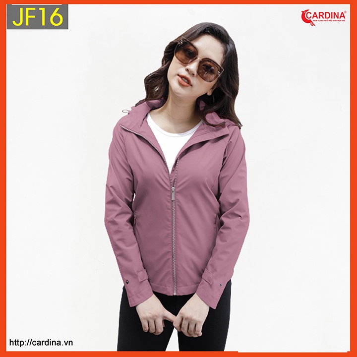 Áo JACKET nữ CARDINA chất gió chipu cao cấp 2 lớp chống nước kiểu dáng trẻ trung JF.