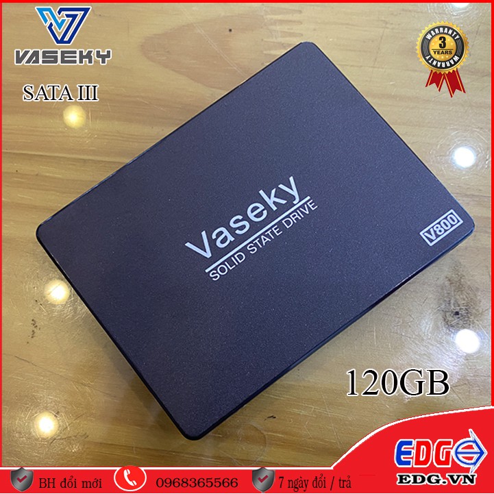 Ổ cứng SSD Vaseky V800 120GB mới bảo hành 36 tháng