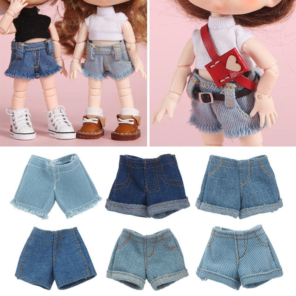 Quần Jeans Hoa Xinh Xắn Cho Búp Bê Tỉ Lệ 1 / 6 1 / 6