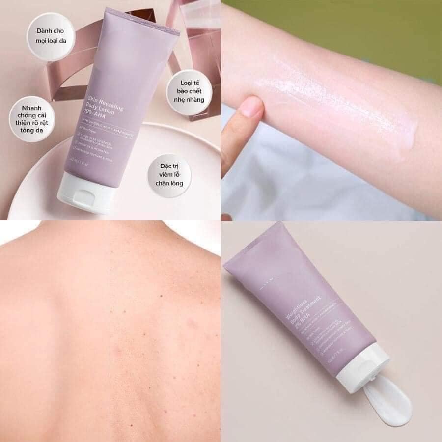 Kem dưỡng toàn thân đều màu da chứa 10% AHA  Paula's Choice Skin Revealing Body Lotion