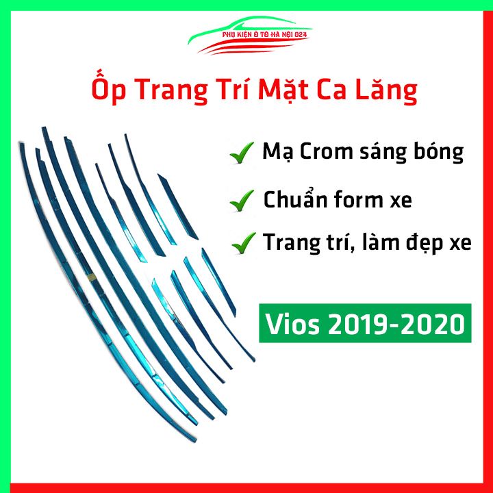 Ốp trang trí mặt ca lăng, calang Vios 2019-2020 trang trí làm đẹp xe