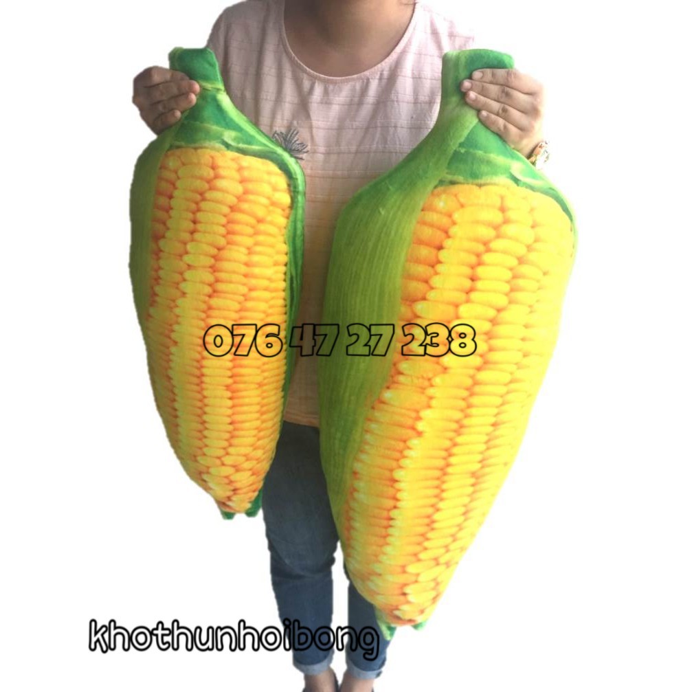 Giảm giá Trái bắp mỹ gối ôm cho bé hình trái bắp mỹ in 3d nhồi 100 ...