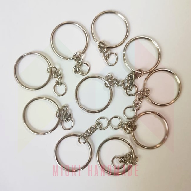 Set 10 khoen móc khóa tròn đẹp