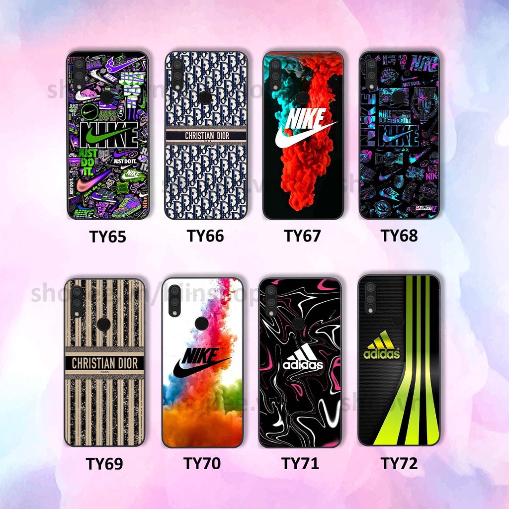 Ốp Xiaomi Redmi 7 in hình thương hiệu nhiều màu sắc thể thao cá tính thời trang