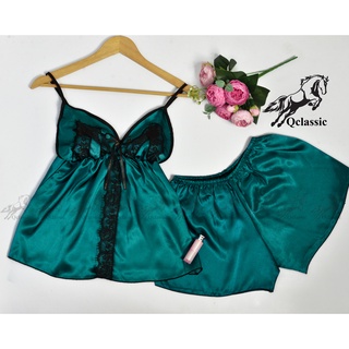 Đồ ngủ 2 dây sexy làm từ chất liệu lụa chất lượng cao, mặc duyên dáng, tôn da gợi cảm và trẻ trung DB0007