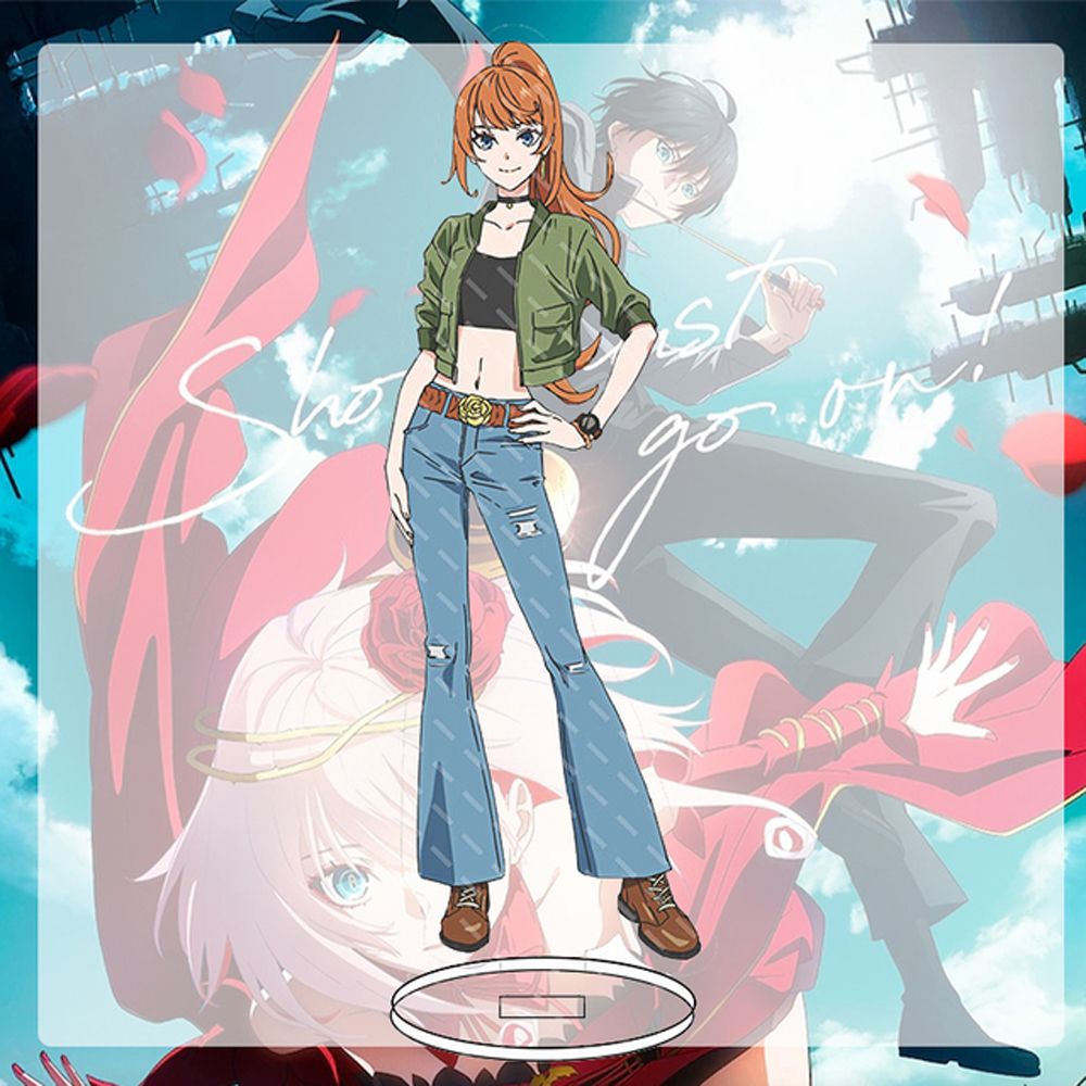 Mô hình nhân vật anime Takt Op Destiny bằng acrylic trong suốt kiểu đứng để bàn trang trí