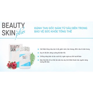 viên uống trắng da beautyskin plus