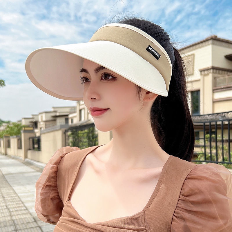 Mũ Lưỡi Trai Hở Chóp Che Nắng Chống Tia UV Có Vành Lớn Thích Hợp Khi Chơi Thể Thao/Đi Xe Đạp