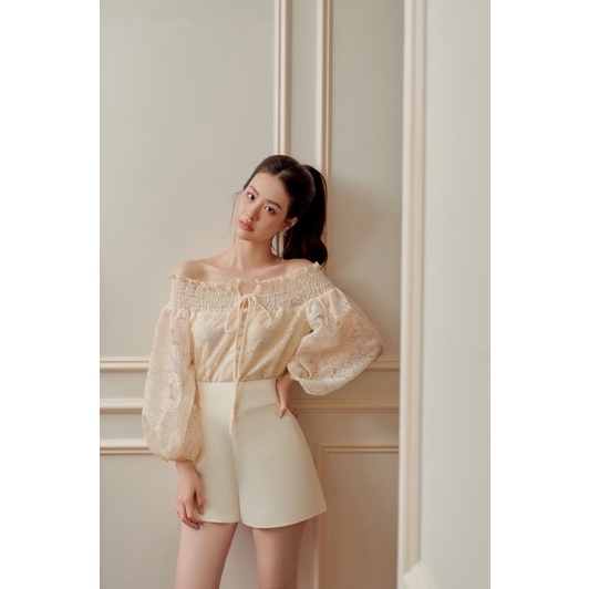 Áo trễ vai ren Lily Top by Joie des Roses