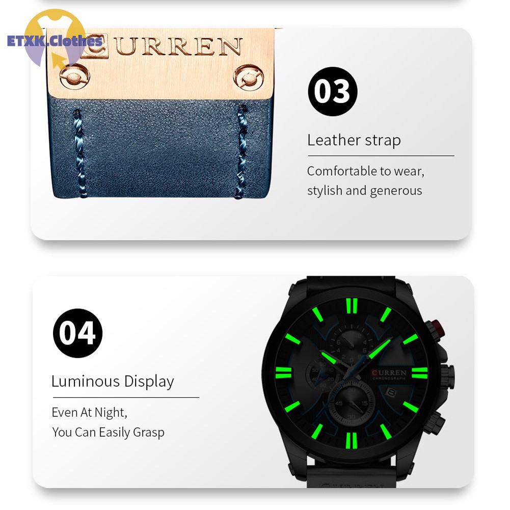 Đồng Hồ Thể Thao Nam Đa Năng Chống Thấm Nước Curren 8346 | BigBuy360 - bigbuy360.vn