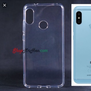Ốp lưng dẻo cho Xiaomi Redmi 6 Pro/ Mi A2 Lite silicon trong suốt