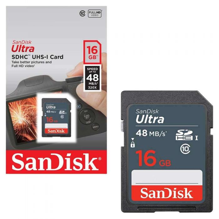 Thẻ nhớ SDHC SanDisk Ultra 48MB/s 16GB | BigBuy360 - bigbuy360.vn