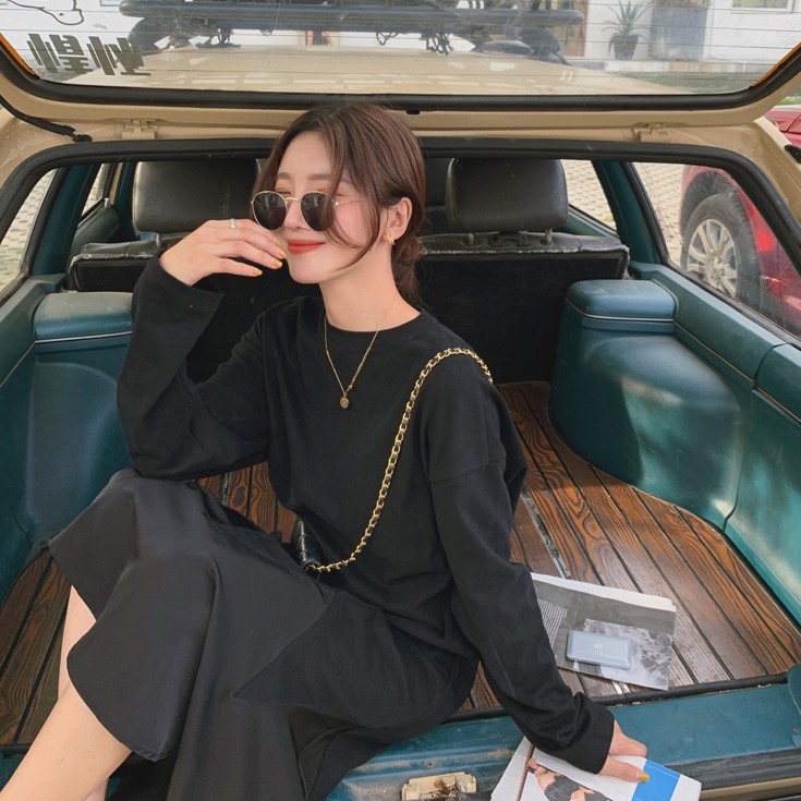 Đầm Tay Dài Phong Cách Retro 40143 | BigBuy360 - bigbuy360.vn