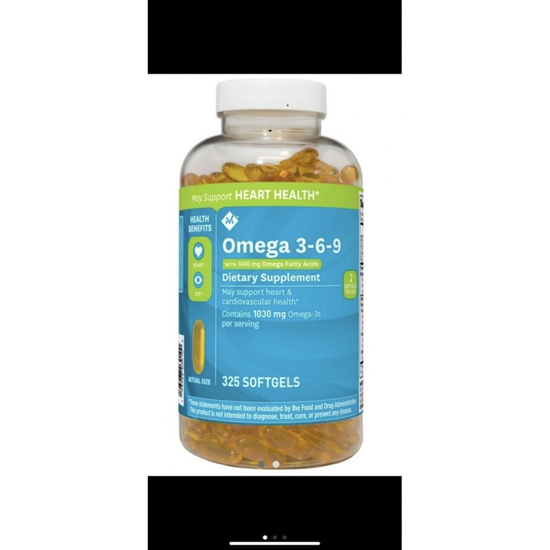 Thực phẩm bảo vệ sức khỏe Member’s Mark Omega 3-6-9(2021) 4.9