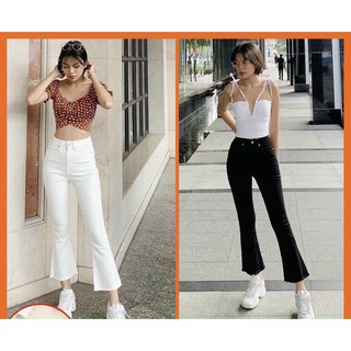 Quần jeans ống loe