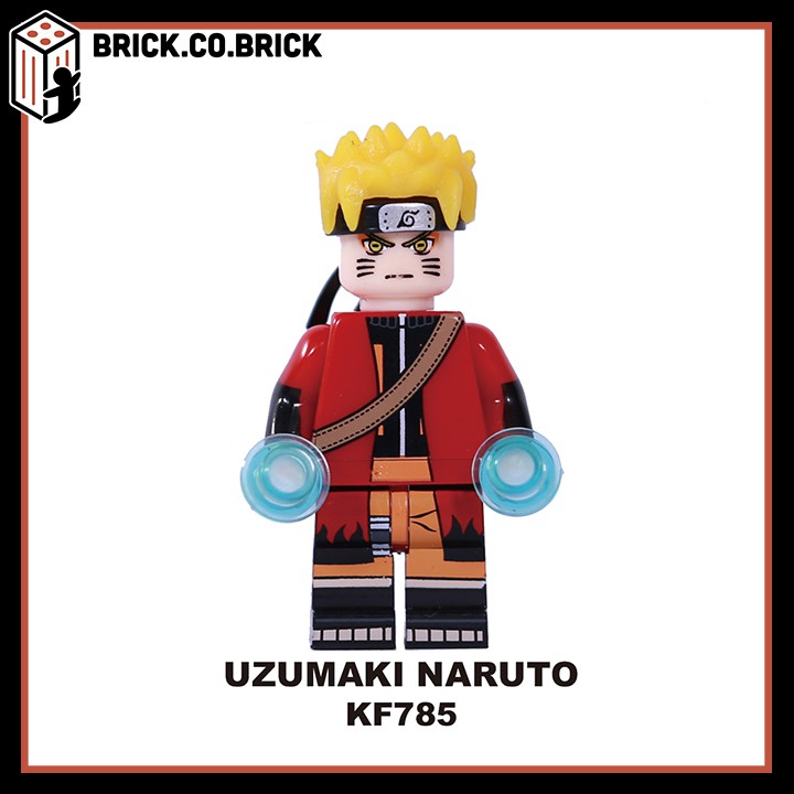 Jiraiya Itachi Sasuke Naruto Kakashi Đồ Chơi Lắp Ráp Non Lego Anime Ninja Naruto Mô Hình Minifigure KF6078