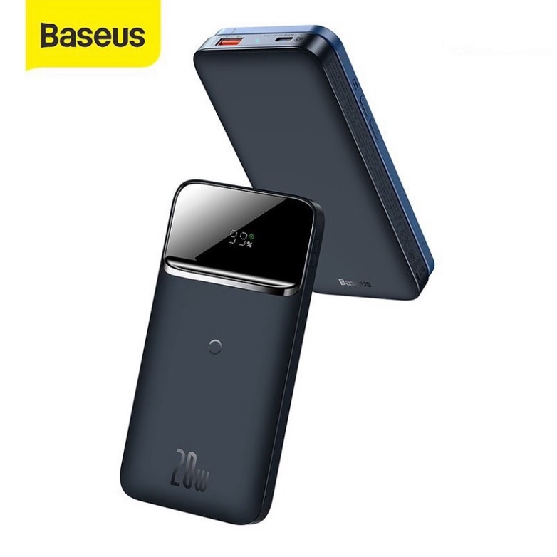 Pin dự phòng sạc không dây tích hợp nam châm PD 20W Baseus Magnetic Wireless Quick Charging Power Bank