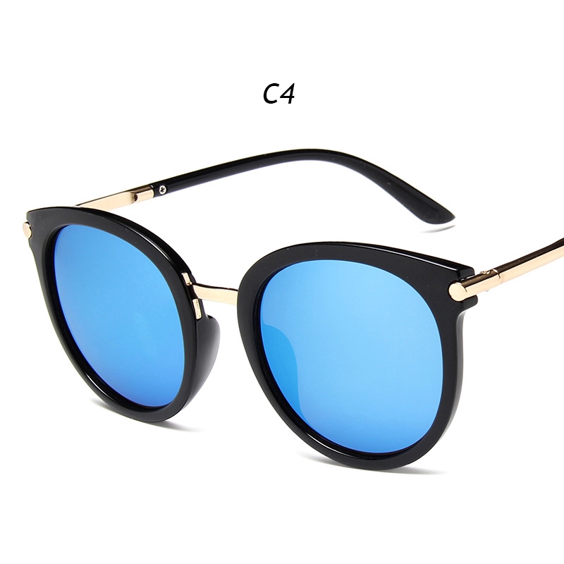 Kính Mát Gọng Tròn Chống Tia Uv400 Thời Trang Cho Nữ