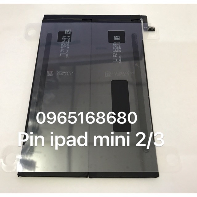 Pin ipad mini 2-3 zin theo máy-mới 100%