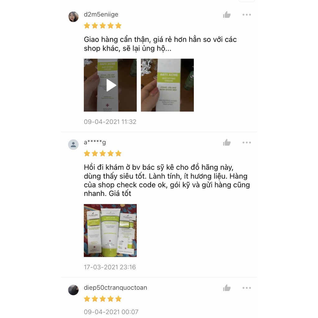 Kem kiểm soát dầu và điều tiết nhờn Floslek Anti Acne Mattifying Cream 50ml | BigBuy360 - bigbuy360.vn