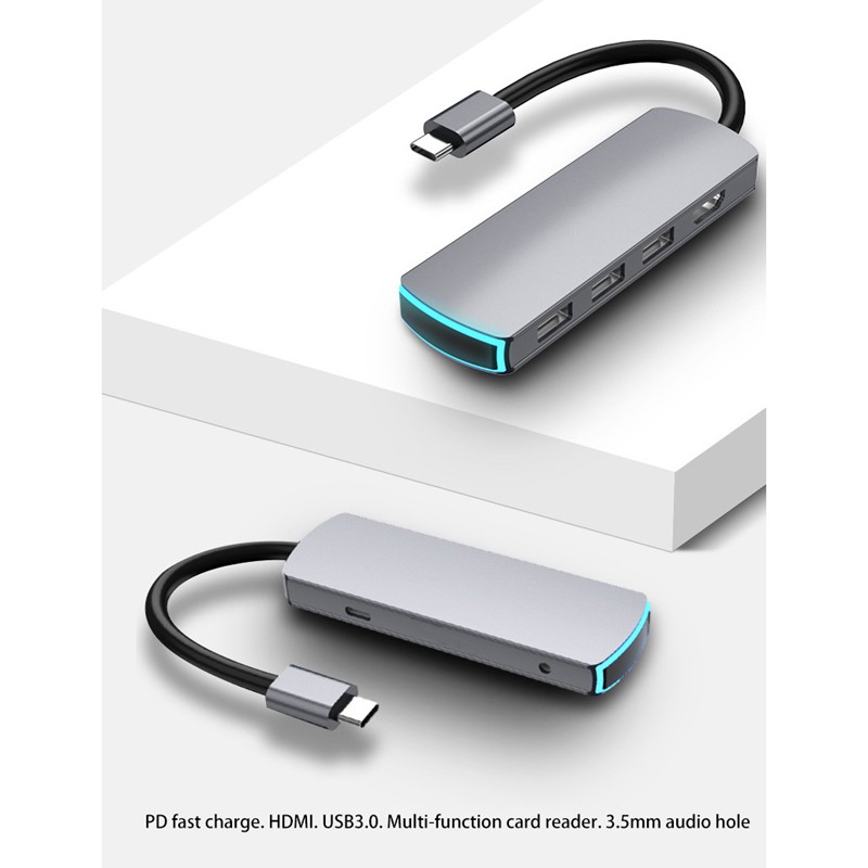 Cáp Chuyển Đổi Usb Sang Hub 6 Trong 1 Cho Macbookpro | BigBuy360 - bigbuy360.vn