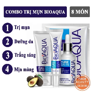 Bộ trị mụn Pure Skin Bioaqua