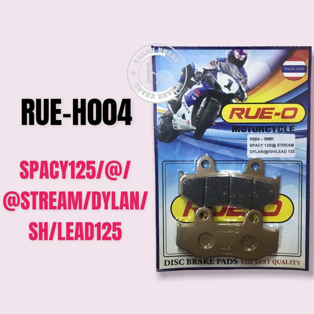 Bố thắng đĩa exciter, sirius, airblade, sonic, cbr, vision, sh, winner Thái Lan bảo hành 6 tháng RUE-O cho xe