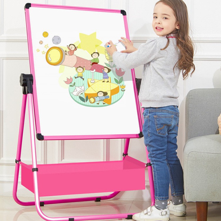 Bảng vẽ giáo dục Flipchart 2 mặt xoay 360 độ loại to có hút nam châm