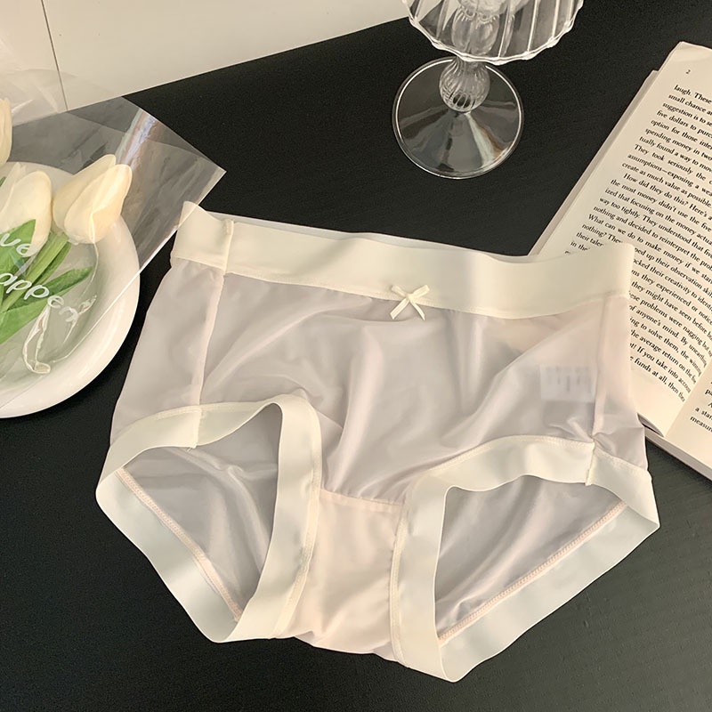 Quần Lót Nữ Siêu Mỏng Không Đường May Bằng Lụa Mát