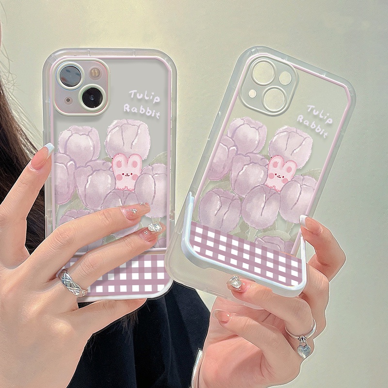 Ốp Điện Thoại Tpu Trong Suốt Chống Sốc Có Giá Đỡ Cho Iphone 13 Pro MAX 12 Pro MAX 11 Pro MAX XS MAX XR X 7 Plus 8 Plus 6 6S