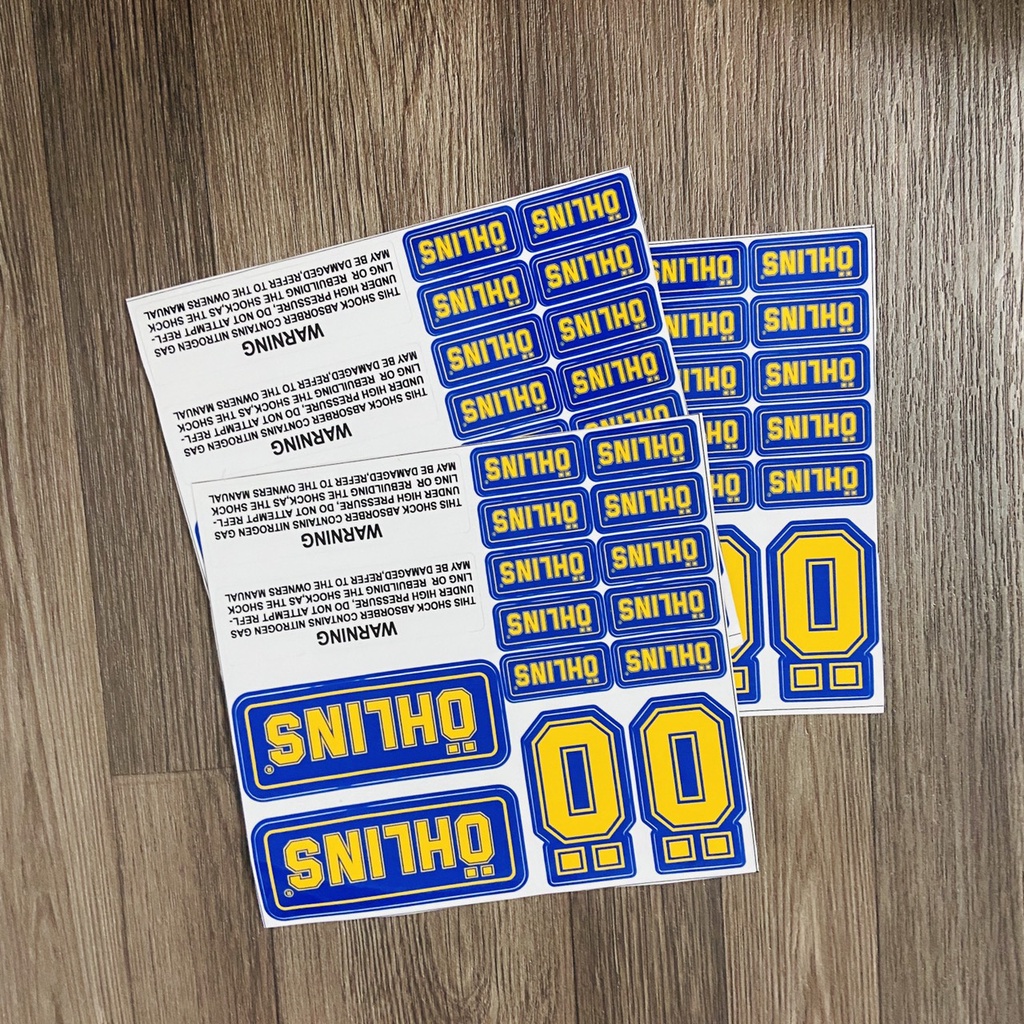 TEM DÁN OHLIN TRANG TRÍ NHIỀU DÒNG XE CAO CẤP TRỌN BỘ SẮC NÉT