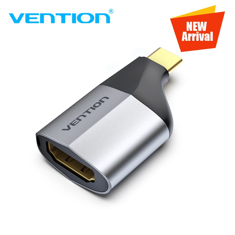 Đầu chuyển đổi VENTION USB C Type C sang lỗ cắm HDMI hỗ trợ 4K 60Hz tương thích cho MacBook Samsung NoteBook