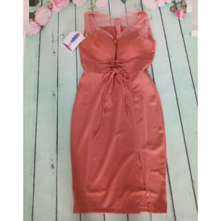 Đầm body phối lưới siêu sang