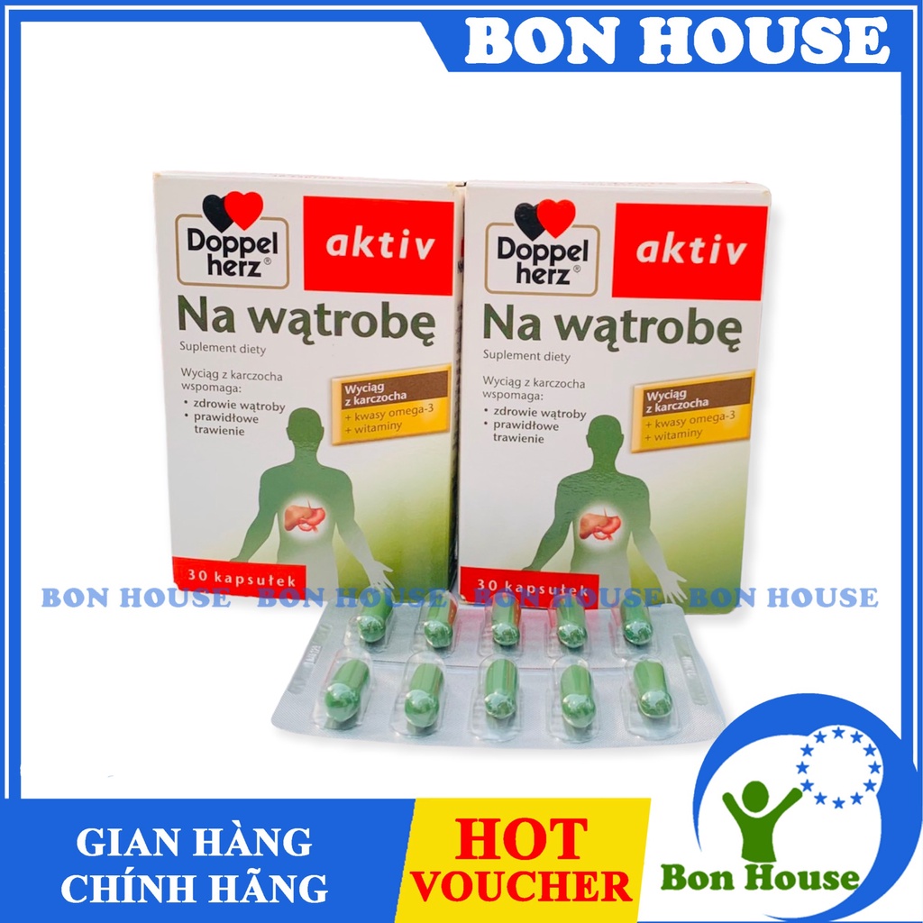 VIÊN UỐNG THẢI ĐỘC VÀ BỔ GAN NA WATROBE DOPPEL-HERZ