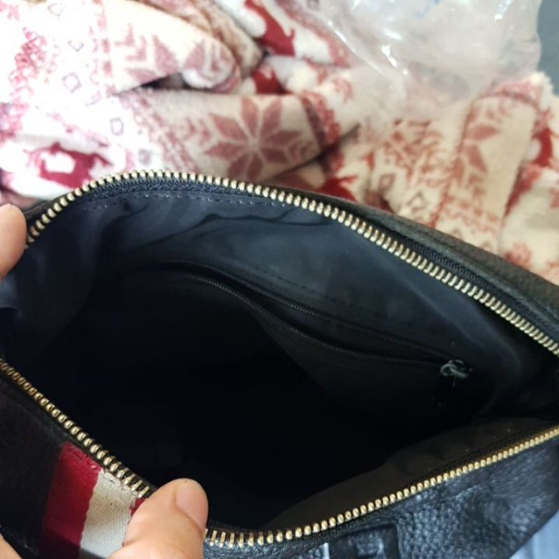 TÚI ĐEO VAI DA ĐẸP -PHẦN SỌC VẢI HƠI DƠ- XẢ KHO