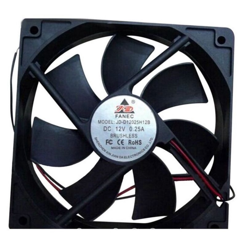 QUẠT FAN 12V 12 X 12 CM 9X9CM 8X8CM 6X6 CM CŨ THÁO NGUỒN ATX HÌNH THỨC ĐẸP