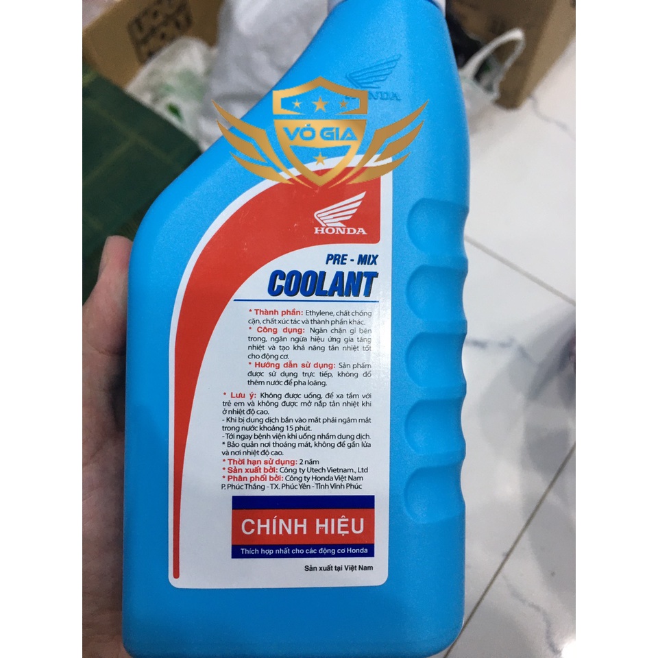 Nước mát honda chai 500ml cho xe máy