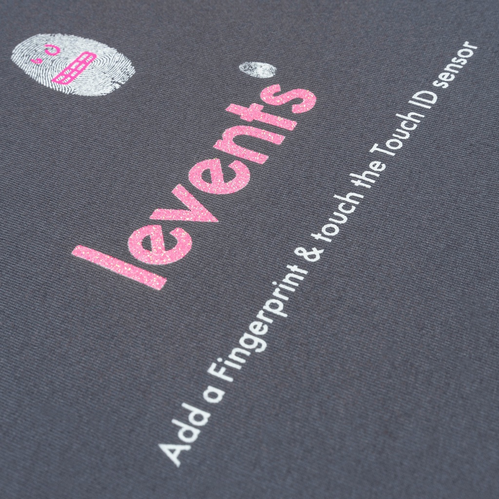 Áo thun LEVENTS Finger Print/ Grey | BigBuy360 - bigbuy360.vn