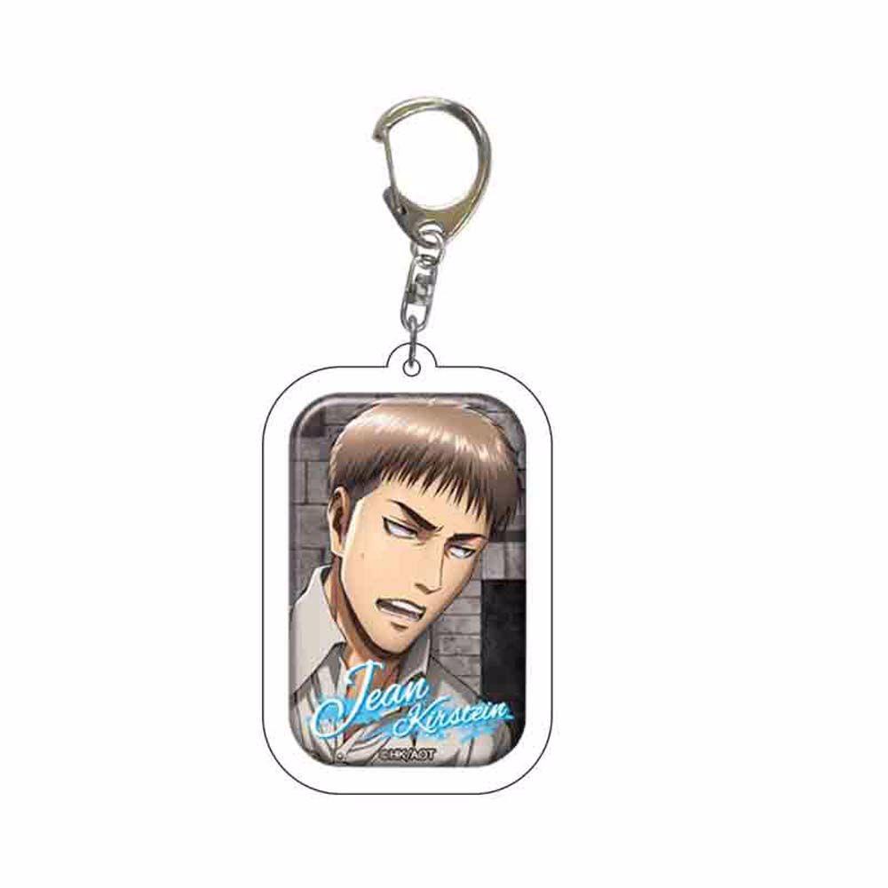 Móc Khóa Hai Mặt Họa Tiết Attack on Titan Dễ Thương Bằng Acrylic