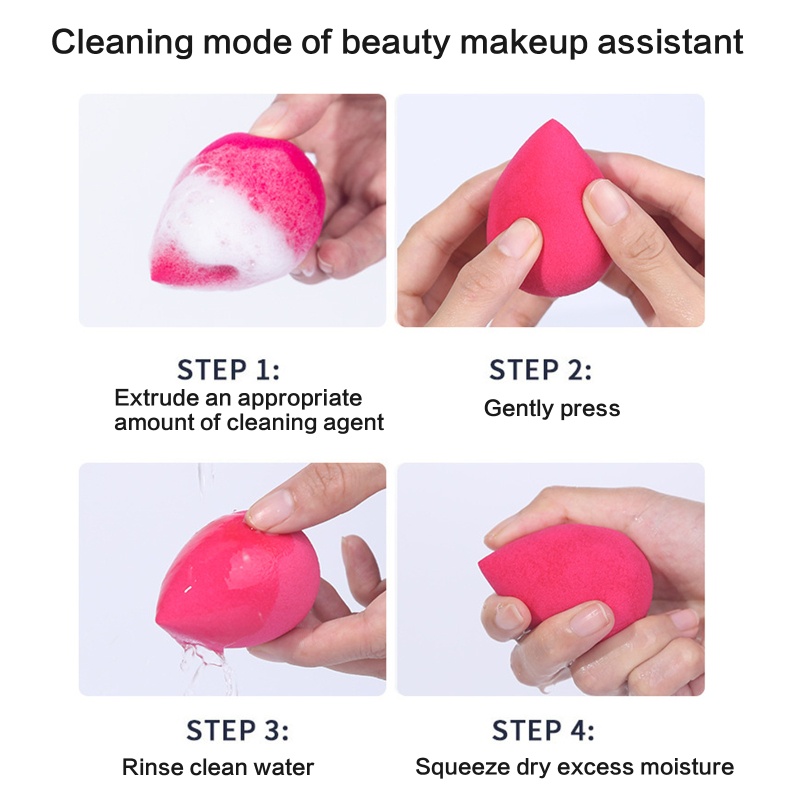 Set 5 Mút Trang Điểm Đa Năng Có Thể Sử Dụng Dạng Khô Và Ướt YOUYO