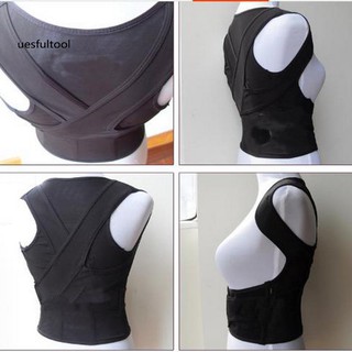 Men Women Adjustable Posture Corrector Lumbar Support Belt Shoulder Back Brace